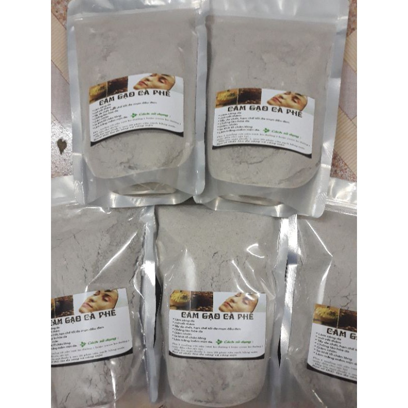 Bột cám gạo cafe gói 500g handmade