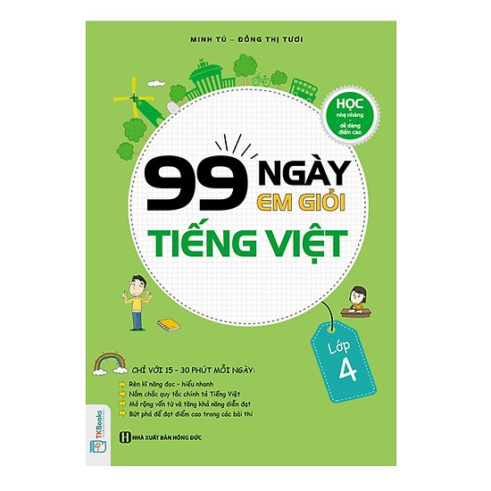 Sách 99 ngày em giỏi tiếng việt lớp 4