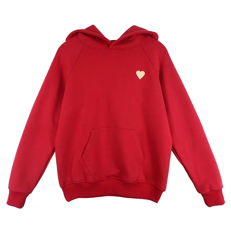 Áo khoác hoodie nam nữ thêu trái tim cặp đôi, Áo khoác cặp đôi cực đẹp