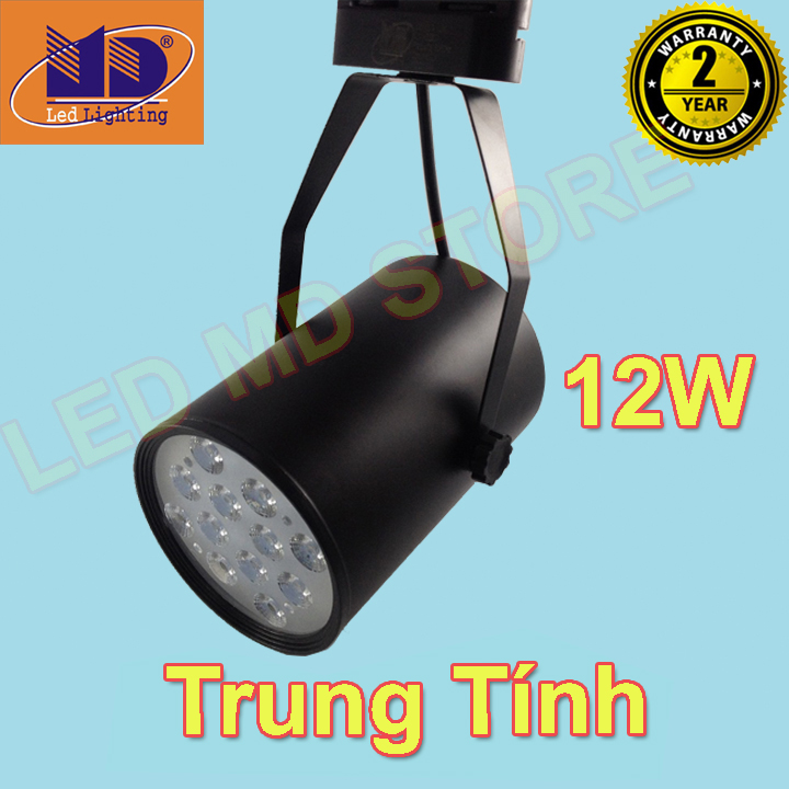 Đèn led rọi ray 12w ánh sáng trung tính-md63