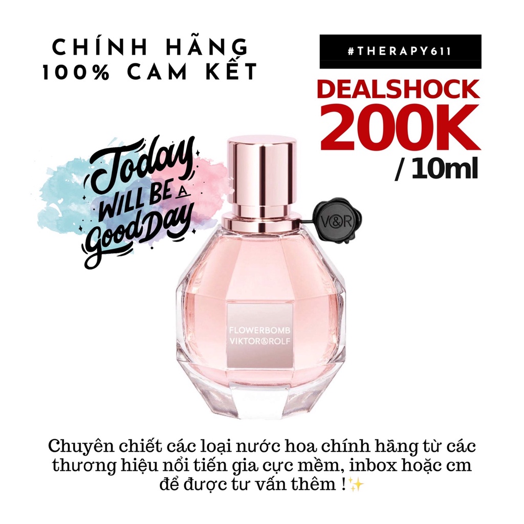 Nước hoa flower bomb viktor rolf 5ml/10ml/20ml