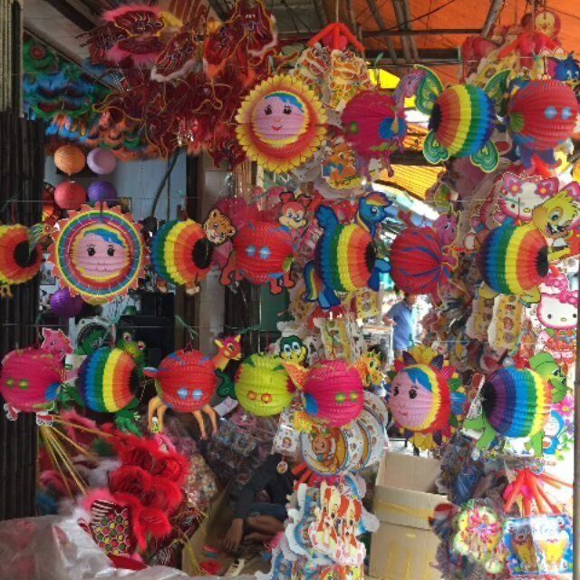 Lồng đèn giấy trung thu hình thú các loại
