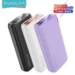KUULAA Ngân hàng điện dung lượng cao 20000mAh Đầu ra USB kép Màn hình LED mỏng và di động cho iPhone 13 12 / 12pro / 12 mini Samsung Huawei Xiaomi Mi