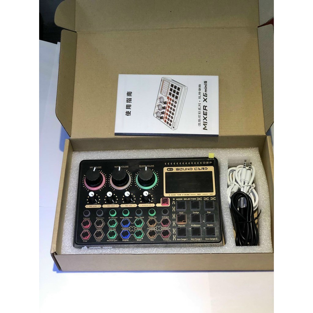 Soundcard thu âm B13 kết nối bluetooth và chế độ Auto- Tune bản mới bảo hành 6 tháng