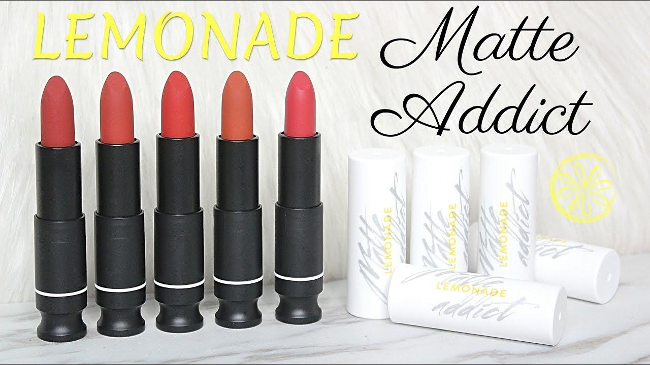 Son lì dạng thỏi lemonade matte addict lipstick 3.8g