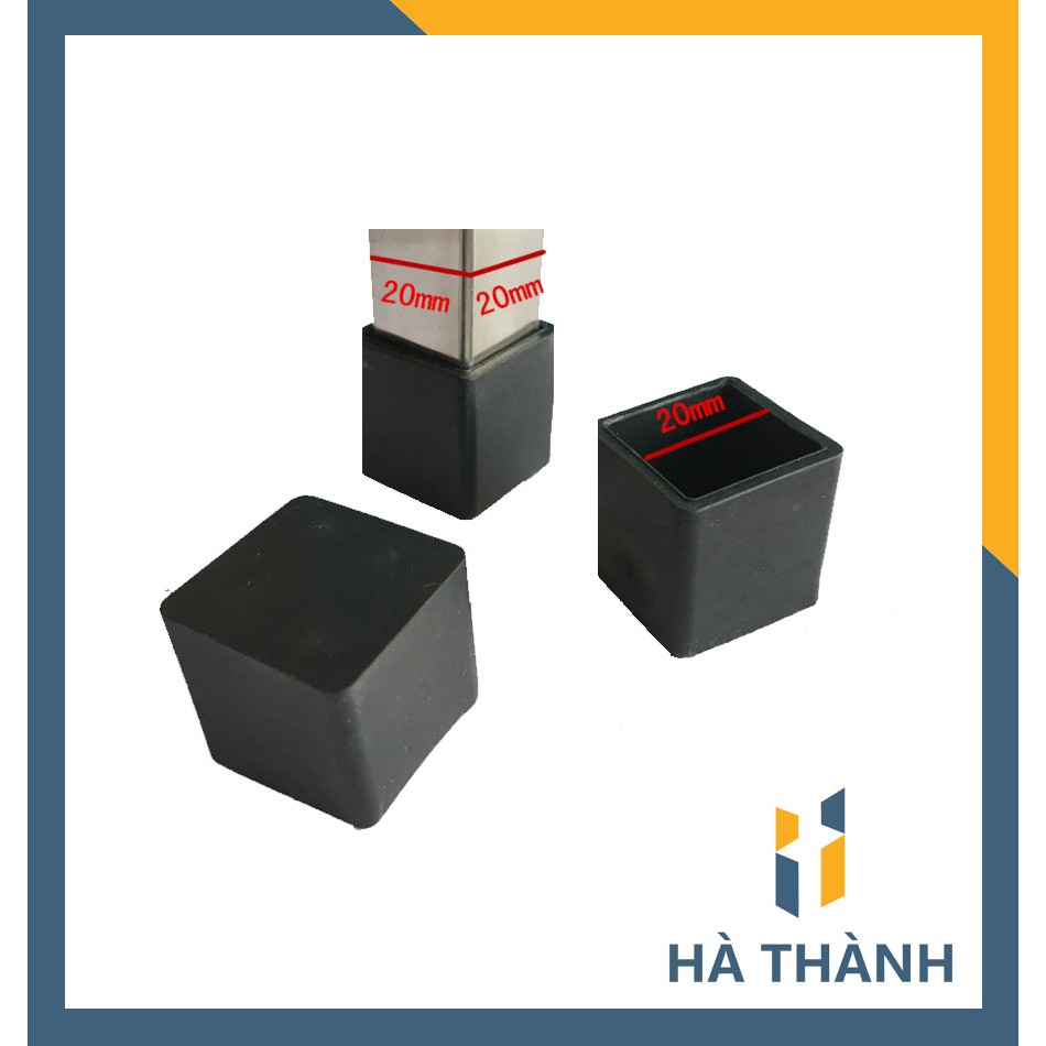 10 chiếc bịt ngoài 20x20mm bịt chân bàn ghế, chụp sắt thép