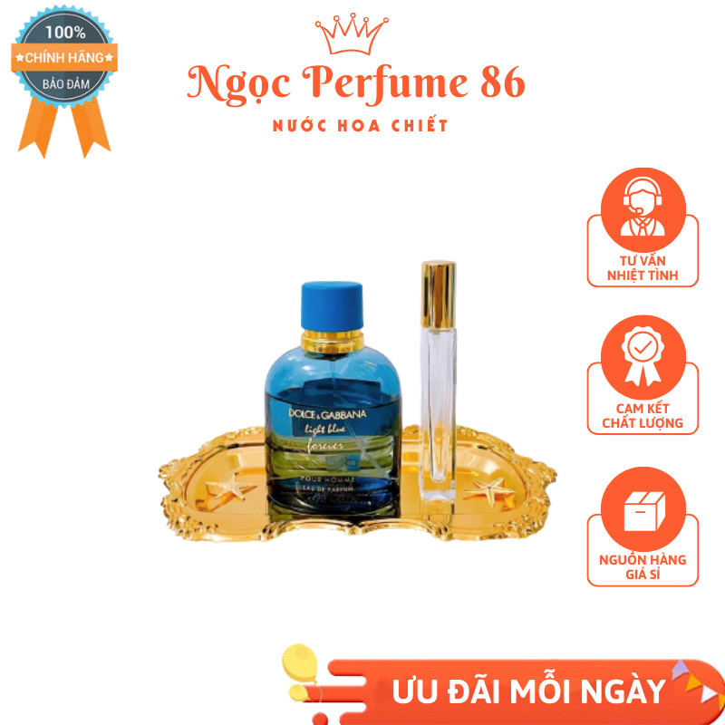 Nước hoa chiết DG light blue forever 10ml Ngọc Perfume 86
