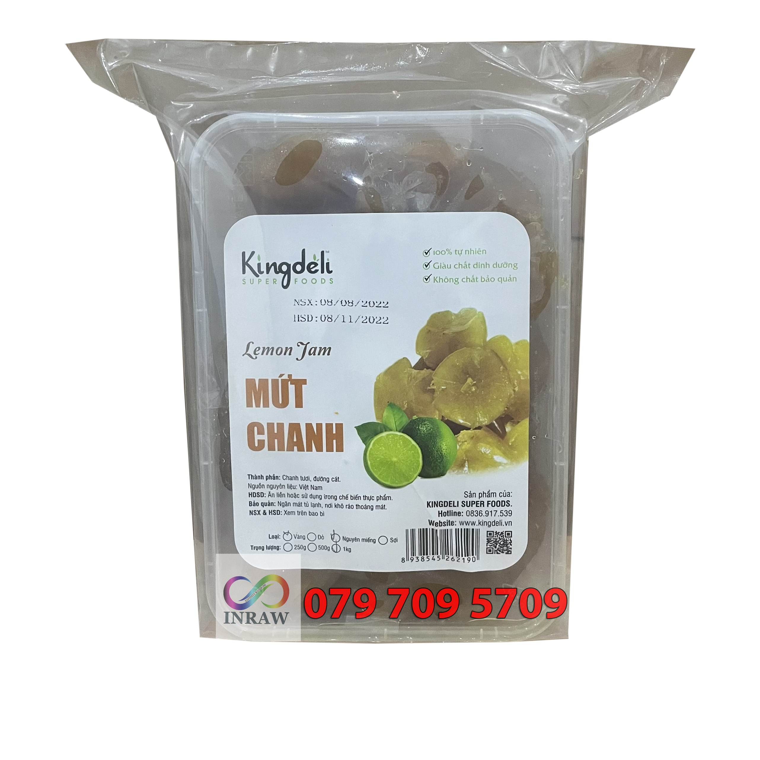 Mứt Chanh Vàng Nguyên Trái Làm Nhân Bánh Trung Thu