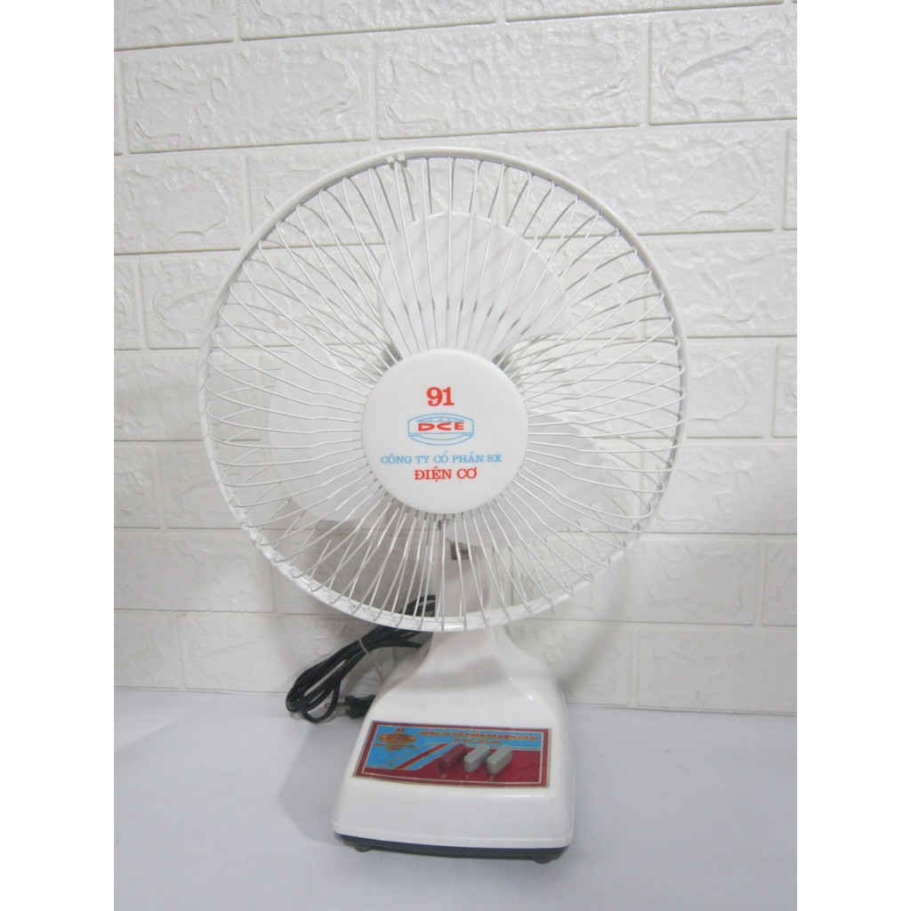 Quạt Bàn mini Điện Cơ 91 QB 230mm Nhỏ Gọn, Tiện Dụng, Quạt Khỏe, Chạy Bền, Bảo hành 12 Tháng