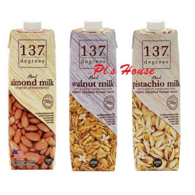 Sữa hạt hạnh nhân óc chó 137 degrees 1000ml
