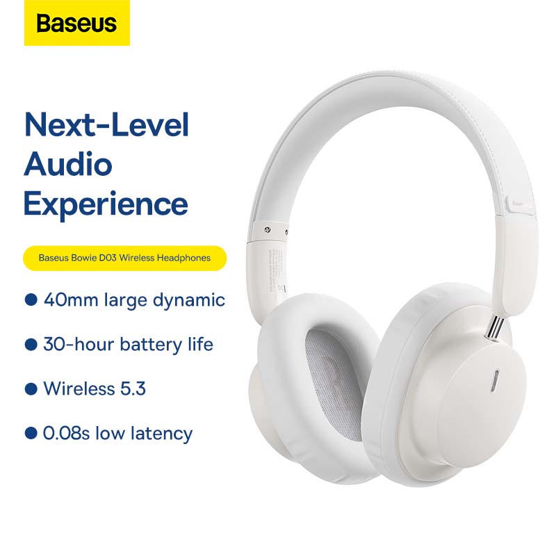 New Tai nghe không dây Baseus Bowie D03 Wireless Bluetooth 5.3 Denoise