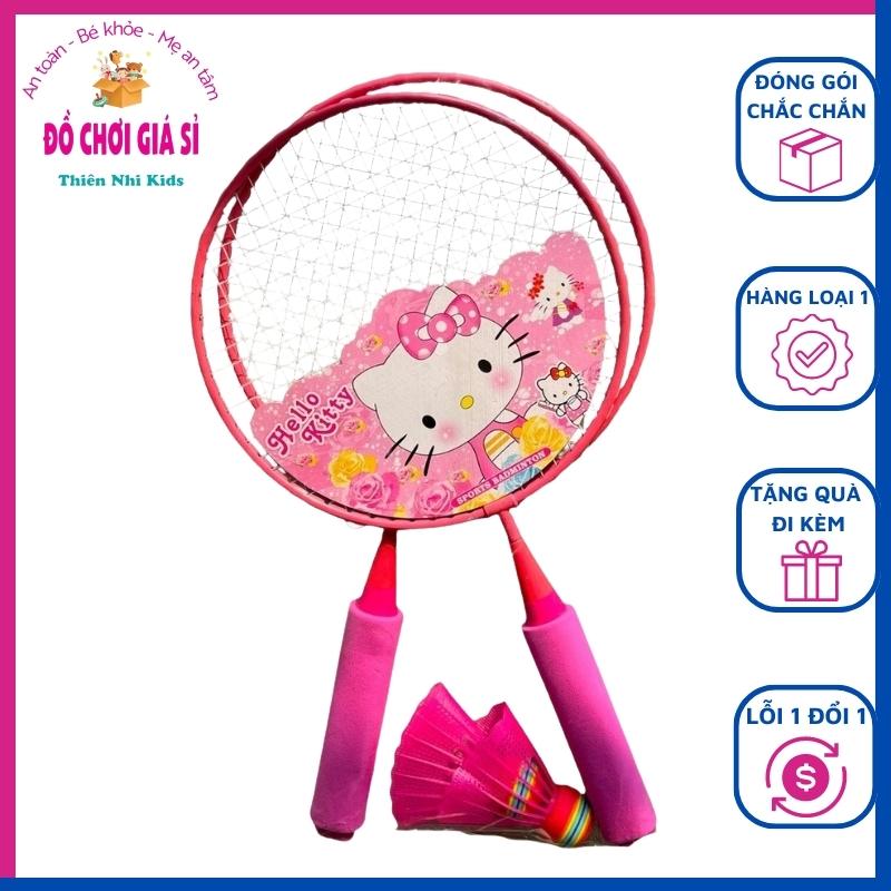 Bộ vợt cầu lông trẻ em tay cầm bọc xốp đồ chơi vận động cho bé rèn luyện