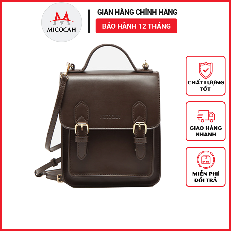 Balo nữ mini thời trang micocah đi học đi chơi đa năng tiện dụng chất da cao cấp cực đẹp mc55 - micocah mall