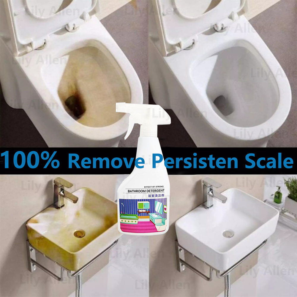 Chất tẩy rửa phòng tắm nhà vệ sinh bồn tắm phòng tắm kính tẩy cặn gạch tẩy cặn mạnh hiện vật dễ dàng loại bỏ cặn