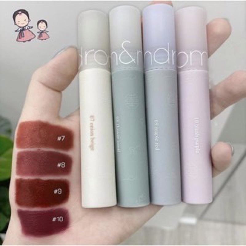 Son Hanbok Kem Lì, Siêu Mịn Mượt Môi Romand See Through Matte Tint