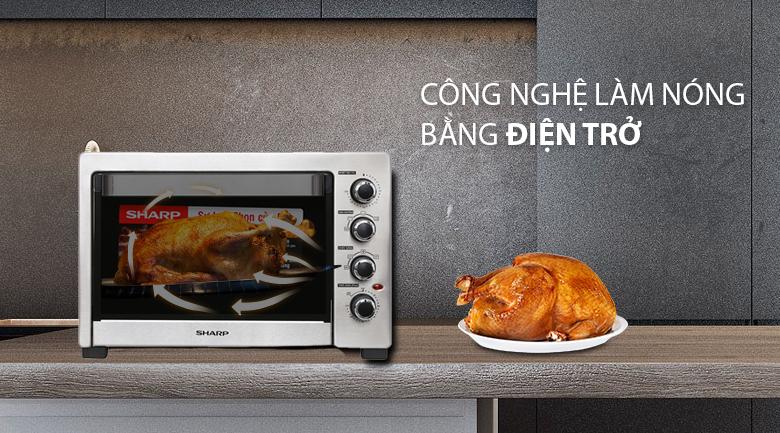 Lò nướng sharp eo-a384rcsv-st 38 lít