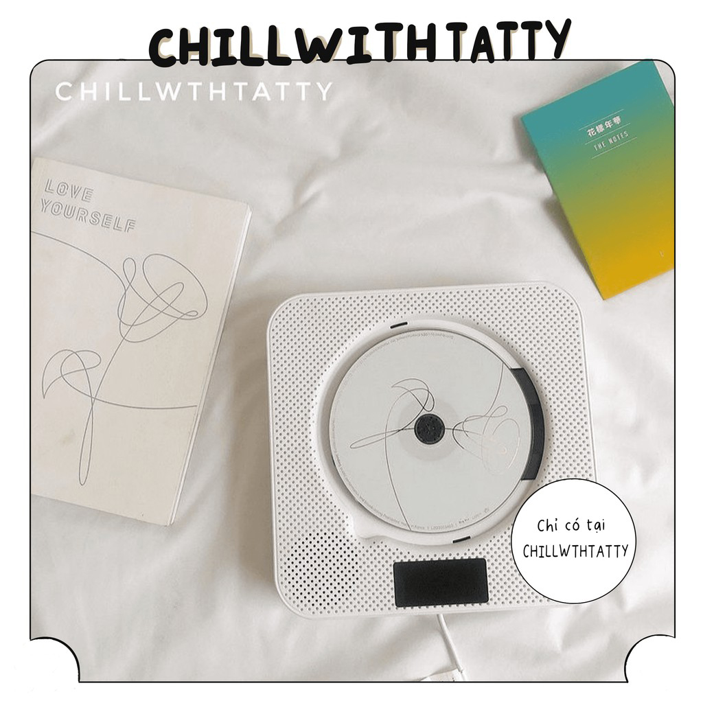 Máy chạy đĩa CD Player version 2.0 chính hãng Kecag, Loa bluetooth, CD Player, Máy nghe nhạc treo tường - hỗ trợ chạy đĩa DVD, CD, nghe nhạc Bluetooth, USB, thẻ nhớ, FM - Chillwthtatty