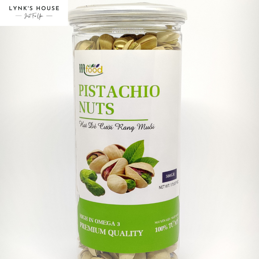 Hạt dẻ cười mỹ - không tẩy trắng hũ 250g - 500g.