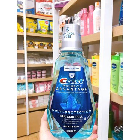 Nước súc miệng không cồn Crest Pro Health Advantage 1l - 6430 cam kết sản phẩm đúng mô tả chất lượng đảm bảo