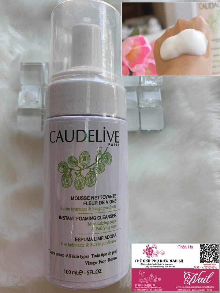 Nước Tạo Bọt Vệ Sinh Rửa Mi, Rửa Mắt CAUDELIVE Mùi Thơm 100ml