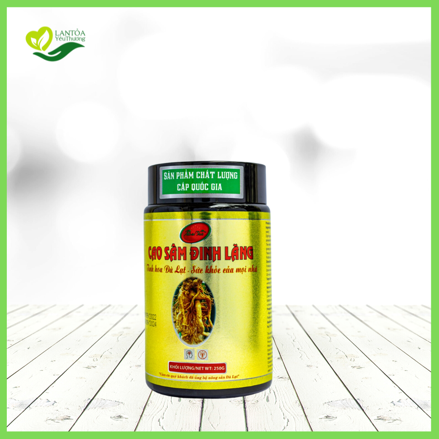 Cao sâm đinh lăng thanh uyên 250g bồi bổ khí huyết