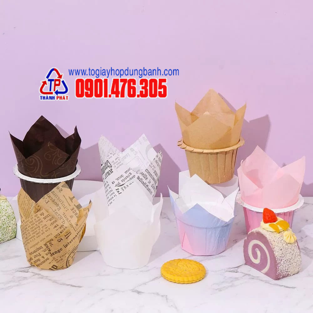 200 Cupcake lá giấy đựng bánh bông lan - bánh kem - cup lace nhiều màu đẹp xuất sắc