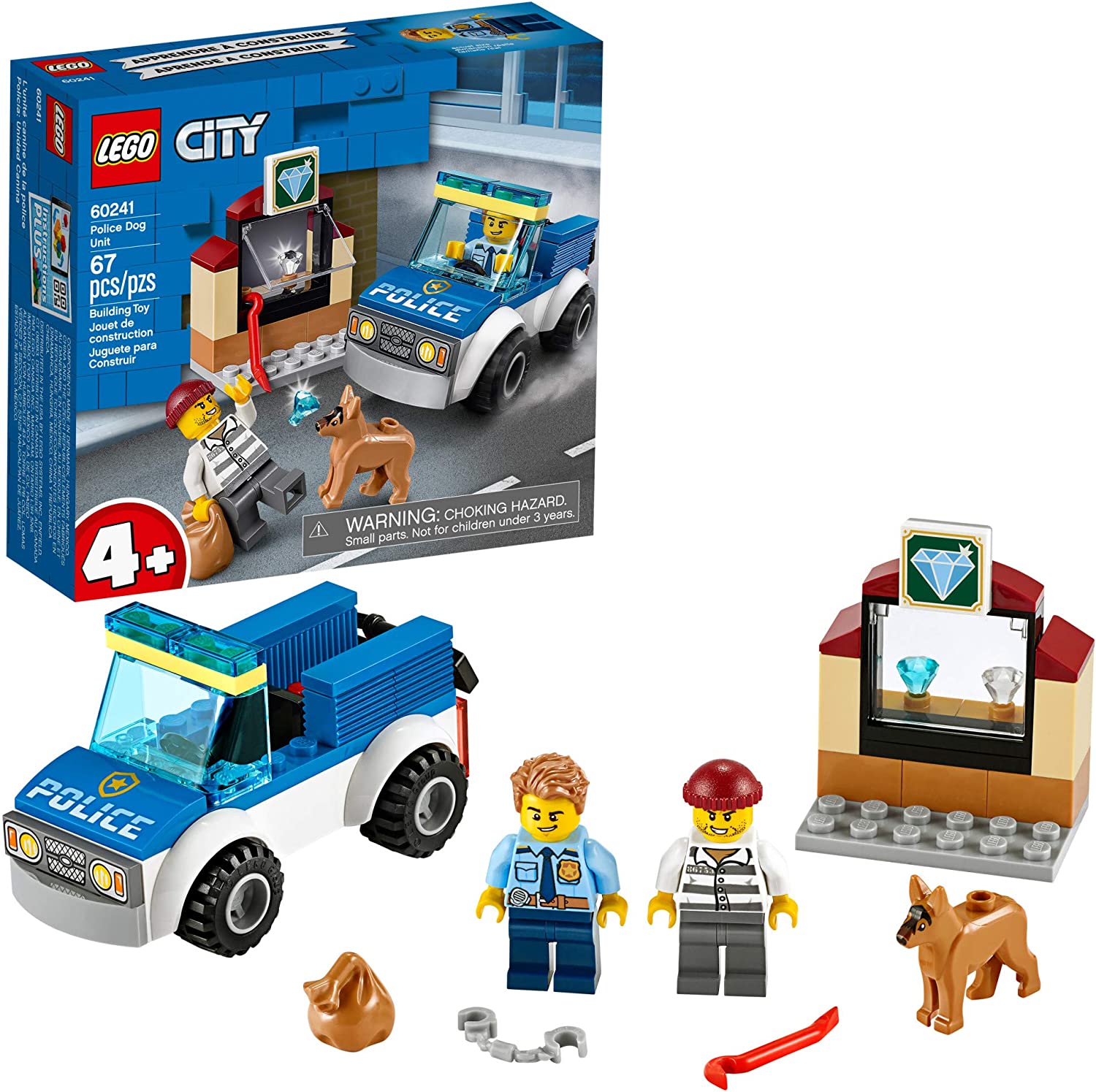 Đồ chơi lego city - biệt đội cảnh khuyển - 60241