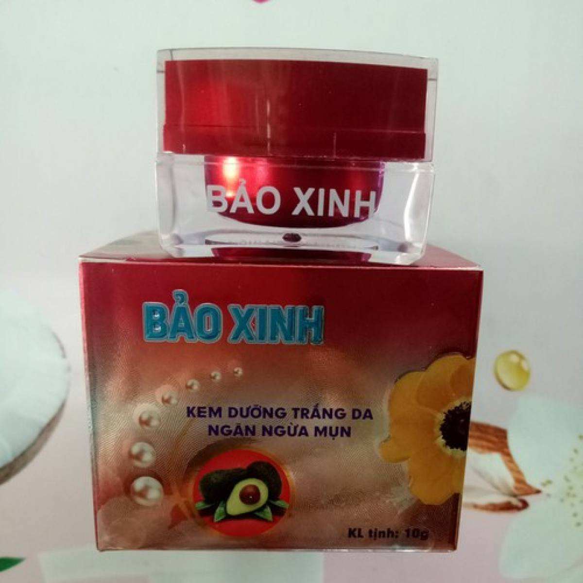 [HCM]Kem Bảo Xinh ( Bảo Xuân) Dưỡng Trắng Da Ngăn Ngừa Mụn 10g