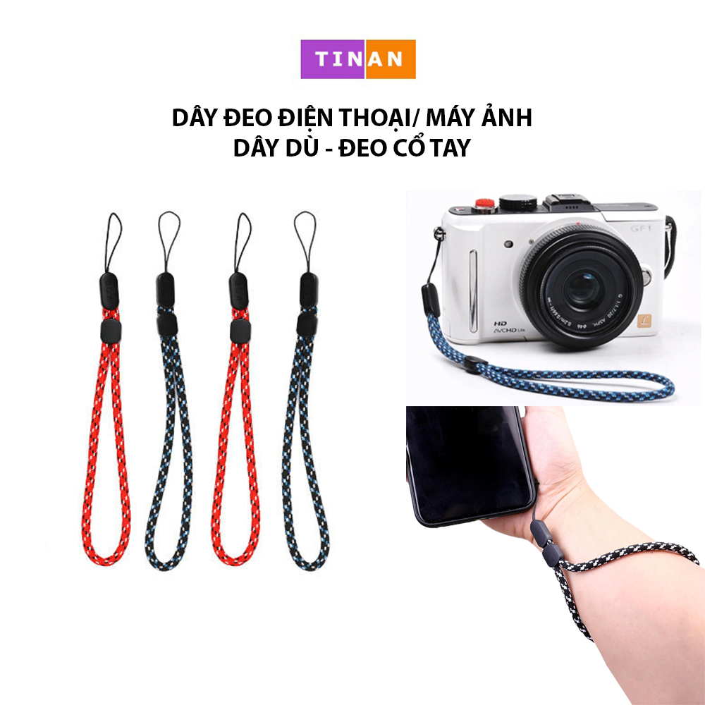 Dây Đeo Cổ Tay Cho Điện Thoại, Máy Ảnh, Bóp Ví, Chìa Khóa, Chống Rơi, Chống Mất