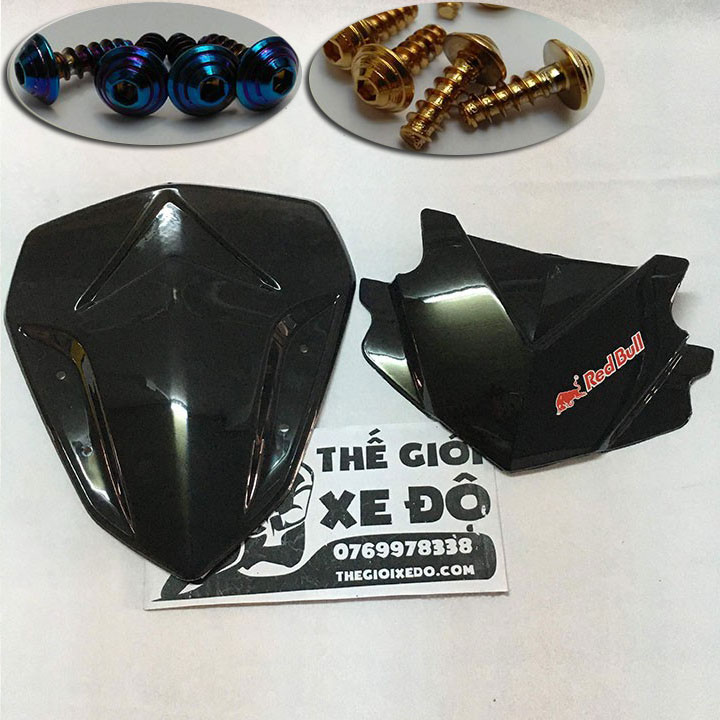 Bộ mão NVX 2 món kèm ốc độ exciter 150 - mão ex 150 chắn gió 2 món