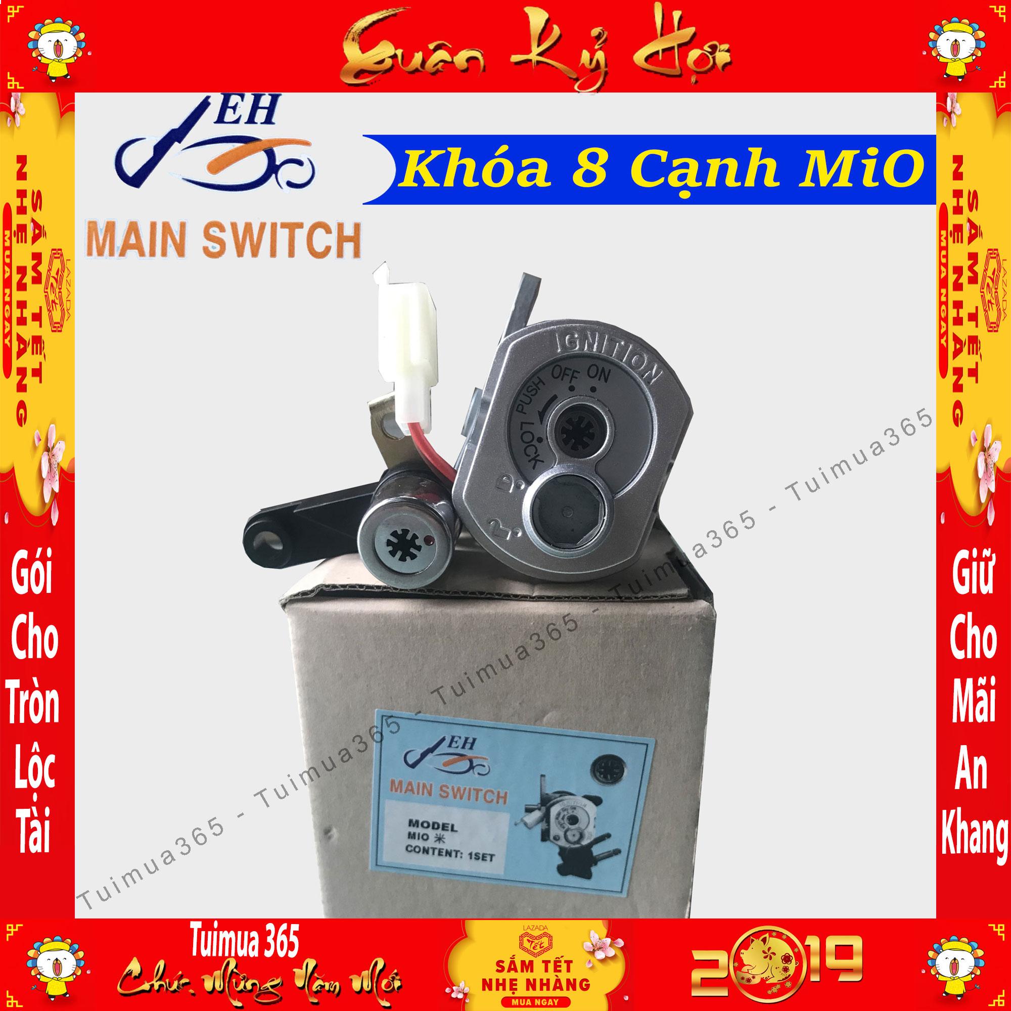 Ổ khóa chống trộm 8 cạnh xe mio