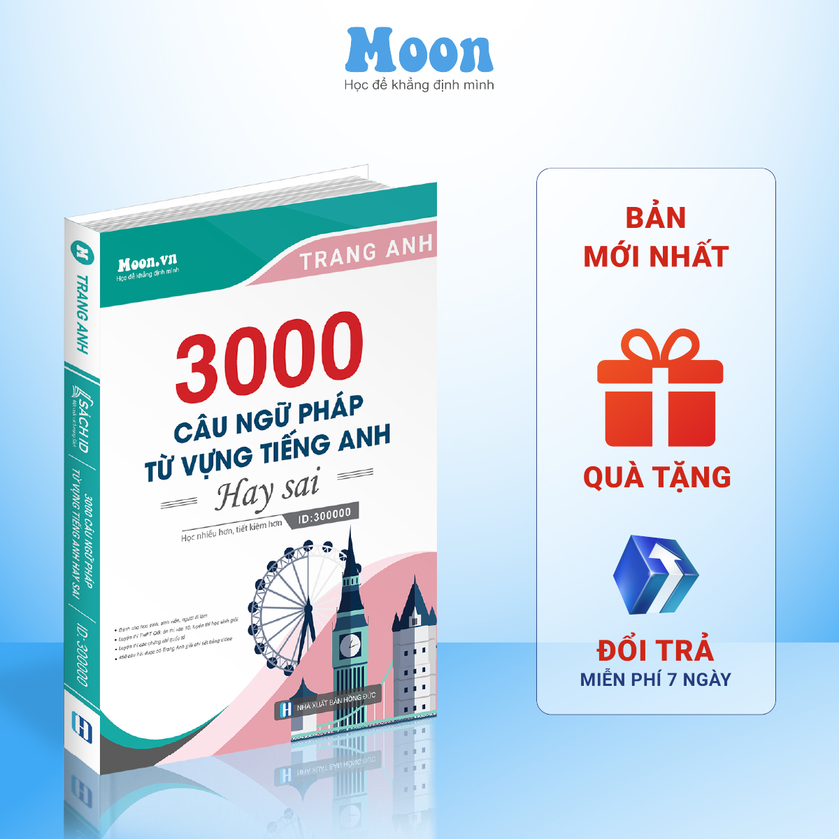Sách cô Trang Anh 3000 câu ngữ pháp và từ vựng hay sai