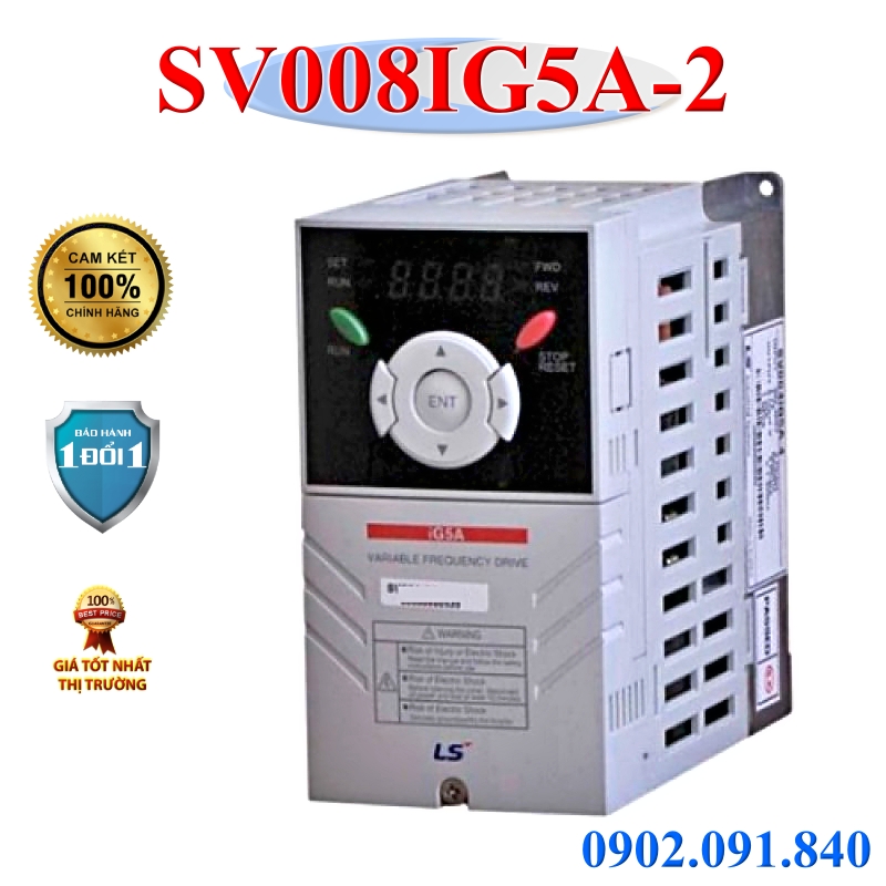 Biến tần ls sv008ig5a-2 0.75kw 3 pha 220v