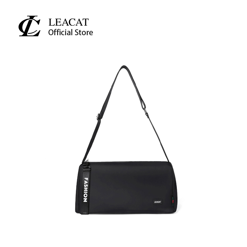 Leacat Gym bag Nylon waterproof sports bag training tote bag large capacity Sling bag tote bag travel backpack