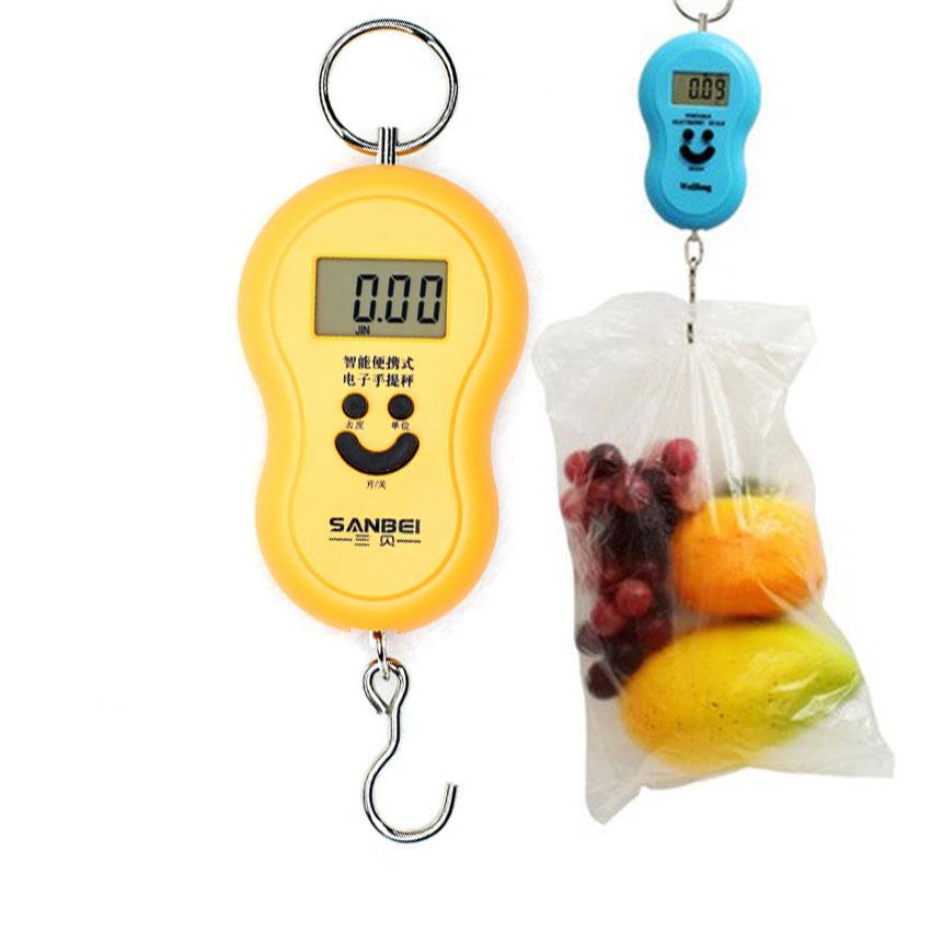 Cân điện tử cầm tay Mini 50kg màn hình LCD thông minh