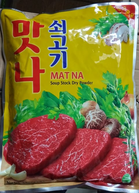 Bột Nêm Bò, Hạt Nêm Bò Matna Hàn Quốc 100g - 쇠고기 맛나