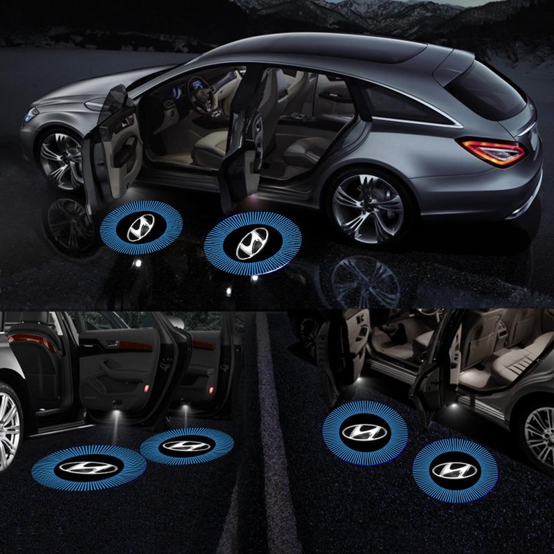 [HCM]Sakora Đèn chiếu sáng cửa 1 đèn LED với Logo máy chiếu cho Hyundai _KMCE-53 New