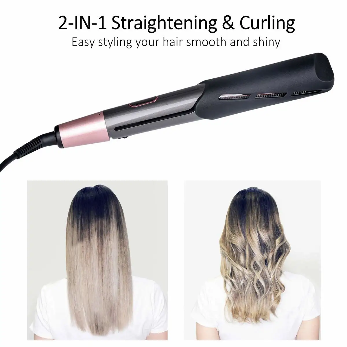 how to curl your hair with a straightening iron