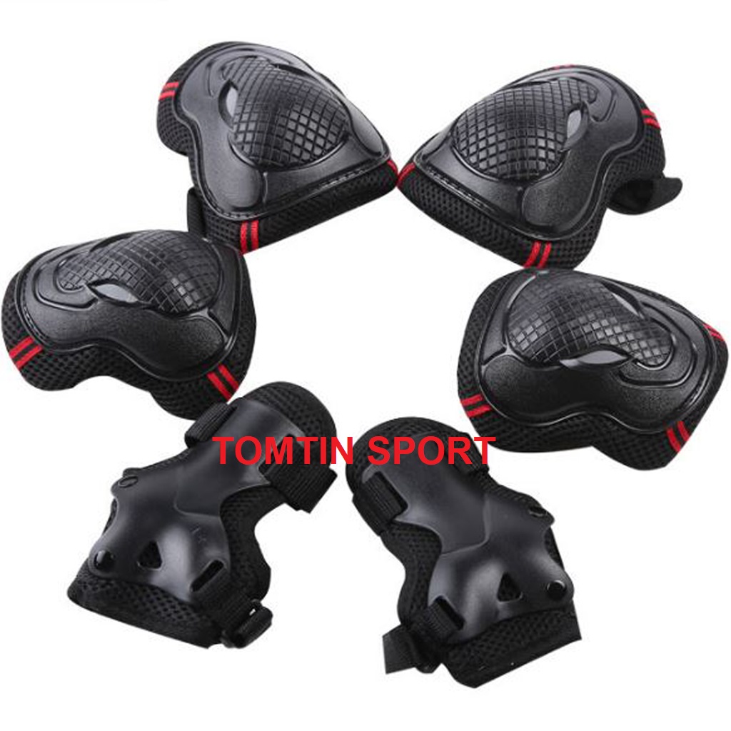 Bảo hộ patin thiếu niên và người lớn bảo vệ đầu gối và tay khi trượt patin ván trượt và các môn thể thao ngoài trời - TOMTIN SPORT