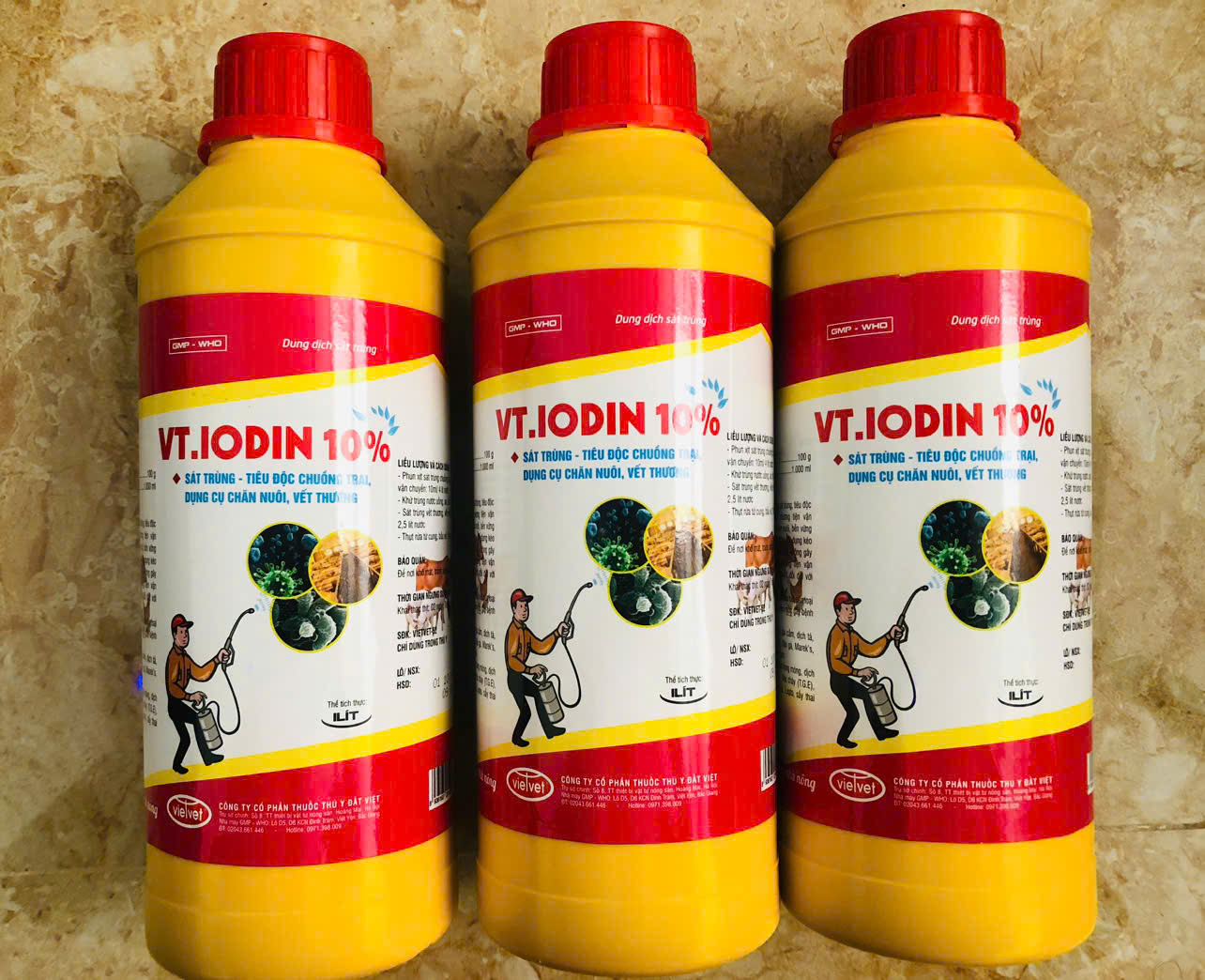 "Hoàn tiền đến 10%" Thuốc sát trùng chuồng trại Iodine 1 lít khử khuẩn, diệt mầm bệnh an toàn Thú y Trường Thịnh