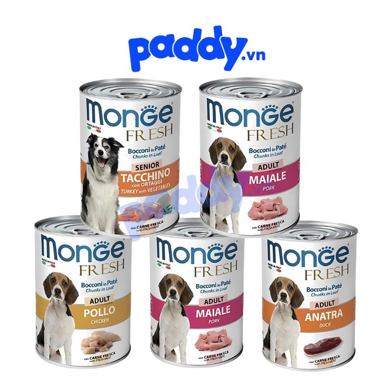 Pate Cho Chó Monge Lon 400g