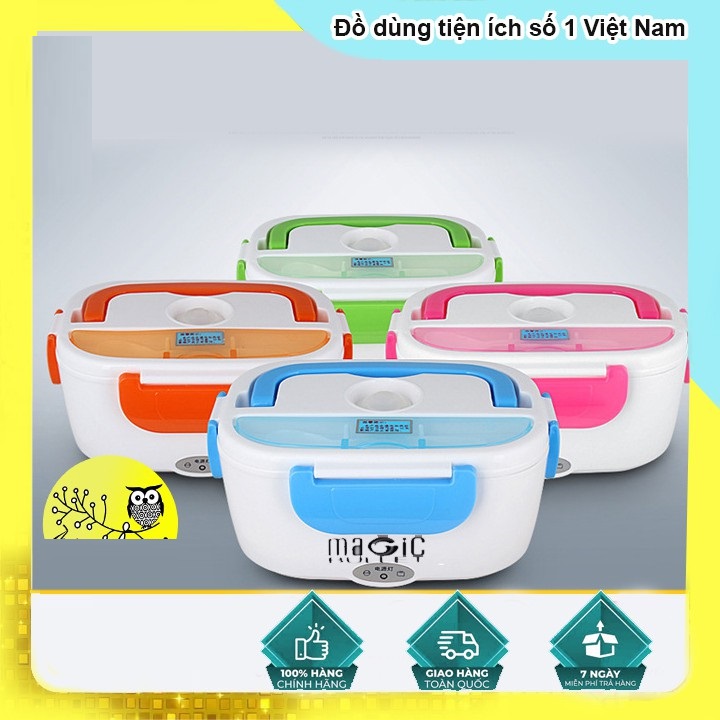 Hộp cơm giữ nhiệt Nhật Bản Cặp Lồng Cơm Ruột Inox Đa Năng Thiết Kế Thông Minh – Tiện Dụng, Ruột Inox Hâm Nóng Giữ Nhiệt Tự Động. An Toàn, Sạch Sẽ Dễ Dàng Vệ Sinh