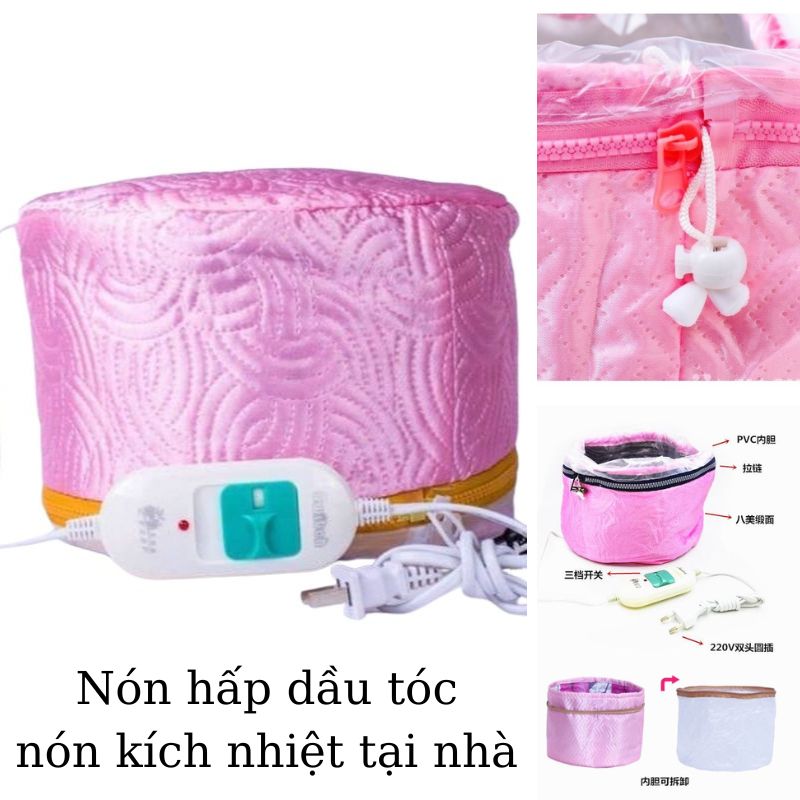 [HCM]MŨ Ủ TÓC ĐIỆN - NÓN Ủ HẤP TÓC TẠI NHÀ