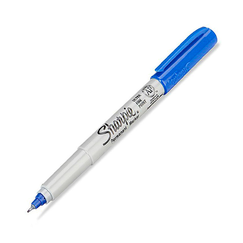 Bút lông dầu ngòi kim Sharpie Ultra Fine - Xanh Dương