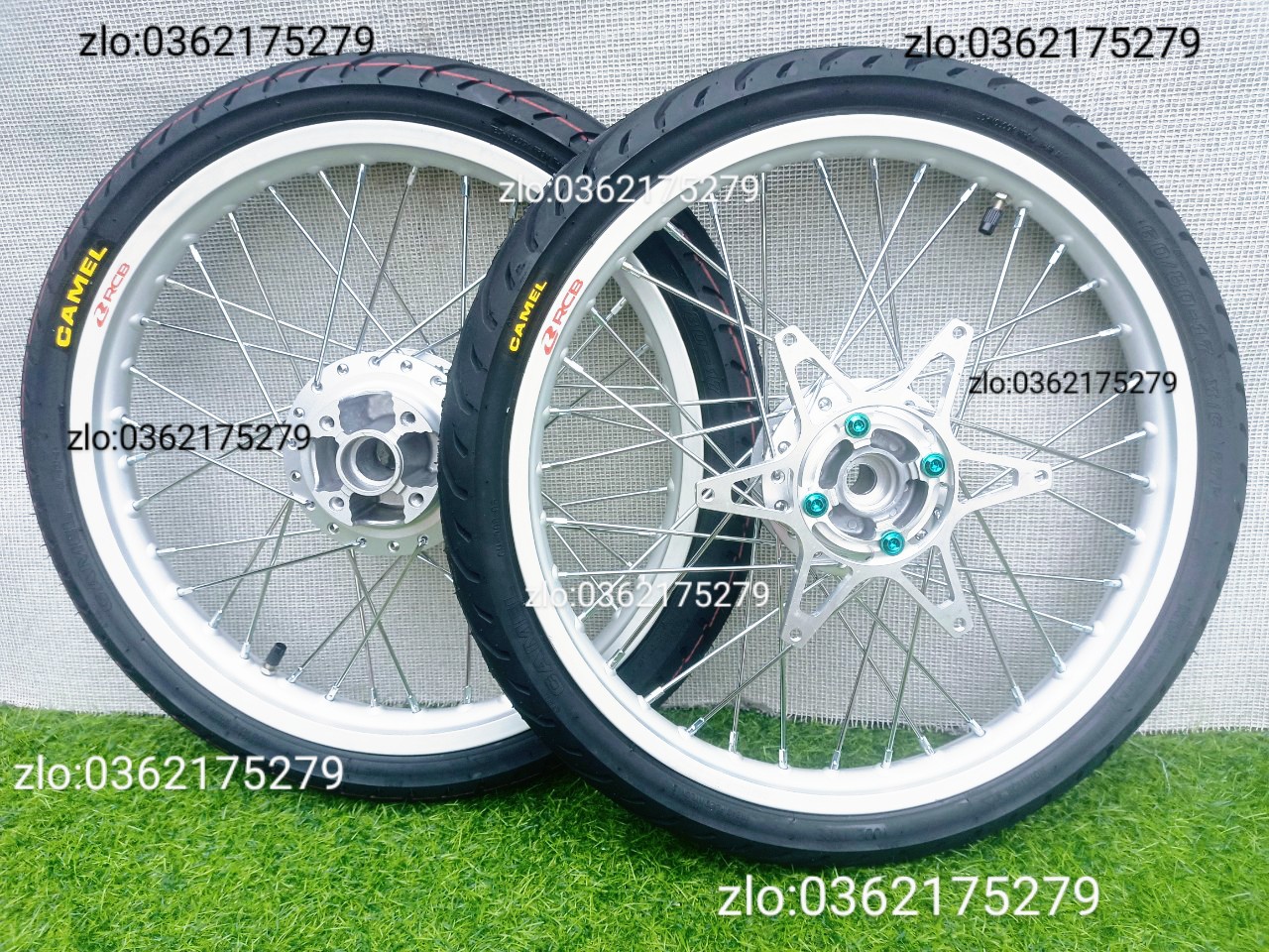 BÁNH CĂM SONIC NIỀN NHÔM RCB 1.1 CĂM MẠ CROM .ĐÙM BẠC  VỎ CRV THÁI  60.90 .70.90 THÁI KÈM LÒNG ĐĨA NGÔI SAO