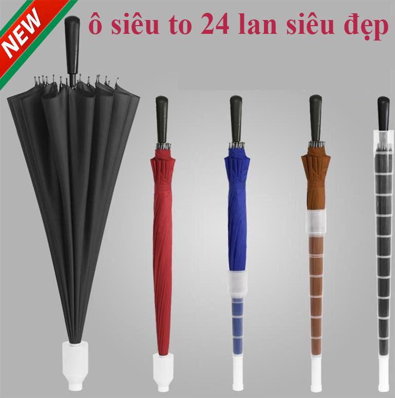Ô Dù Che Mưa,Cây dù che mưa,Ô dù 2 lớp siêu to cỡ lớn che nắng mưa chống tia UV,Ô Che Nắng,Ô Đi Mưa Xịn 24 lan kép thép Đường Kính 120CM Có che 3 Người Chất Liệu Vải Dù Chống Thấm Nước Chống Tia UV.(GIẢM GIÁ-50%)