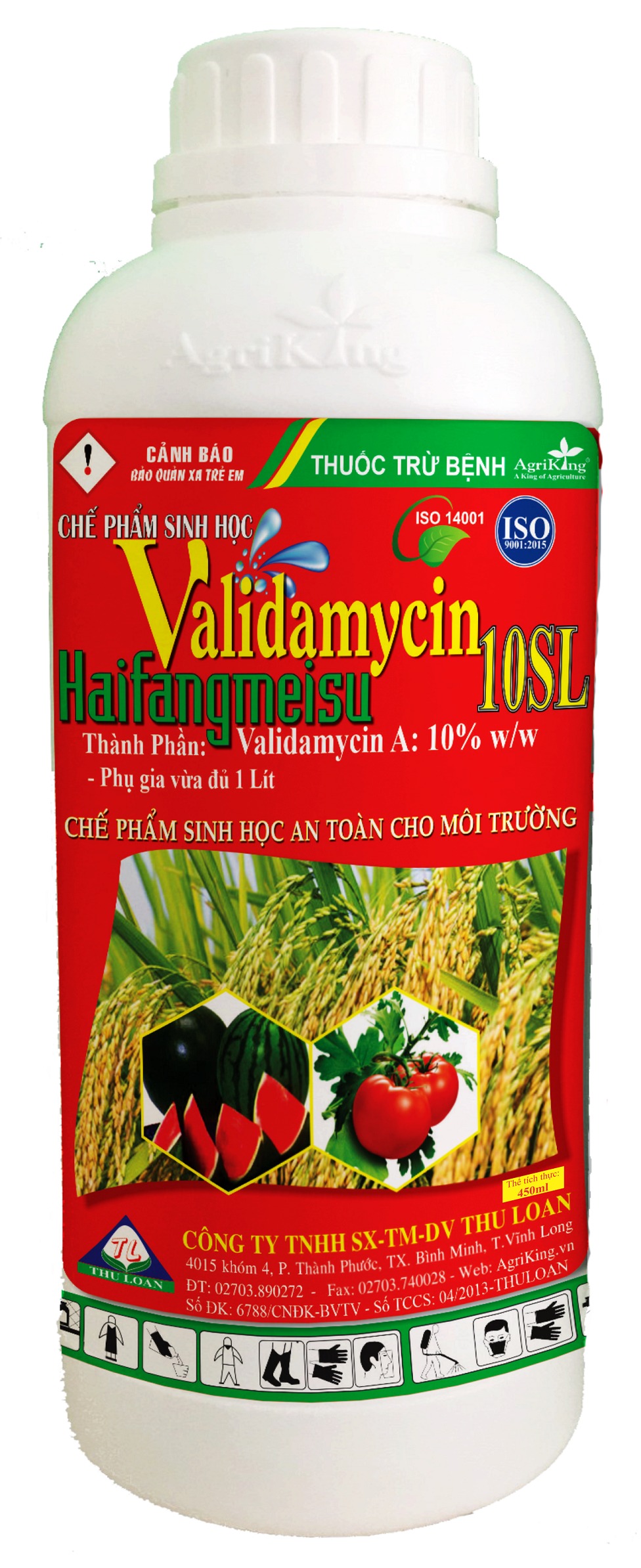 Thuốc Trừ Bệnh VALIDAMYCIN 10SL (10%) Chai 450ml