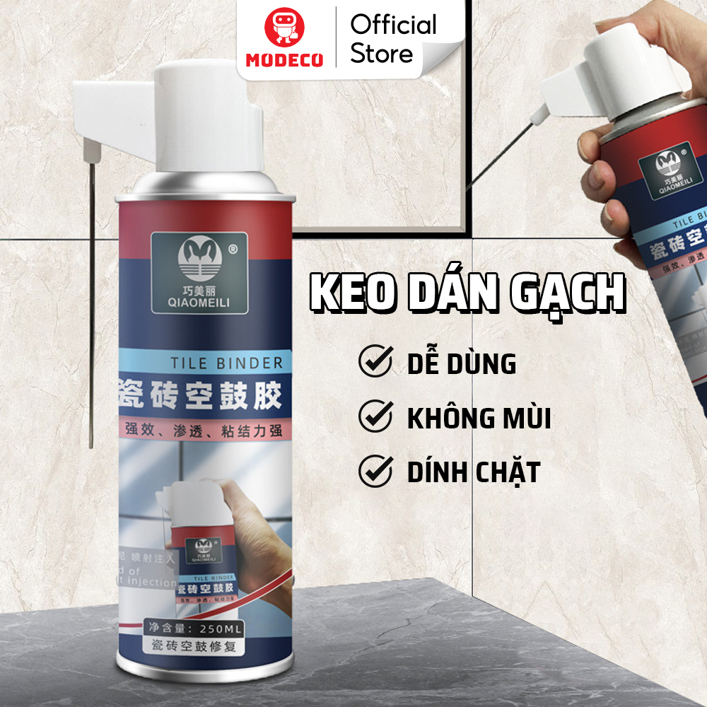Keo Dán Gạch Siêu Dinh Modeco - Keo Thay Thế Xi Măng Dùng Cho Sàn Gạch Bị Phồng Rộp Cong Vênh, Gạch Ốp Bị Rơi Vỡ
