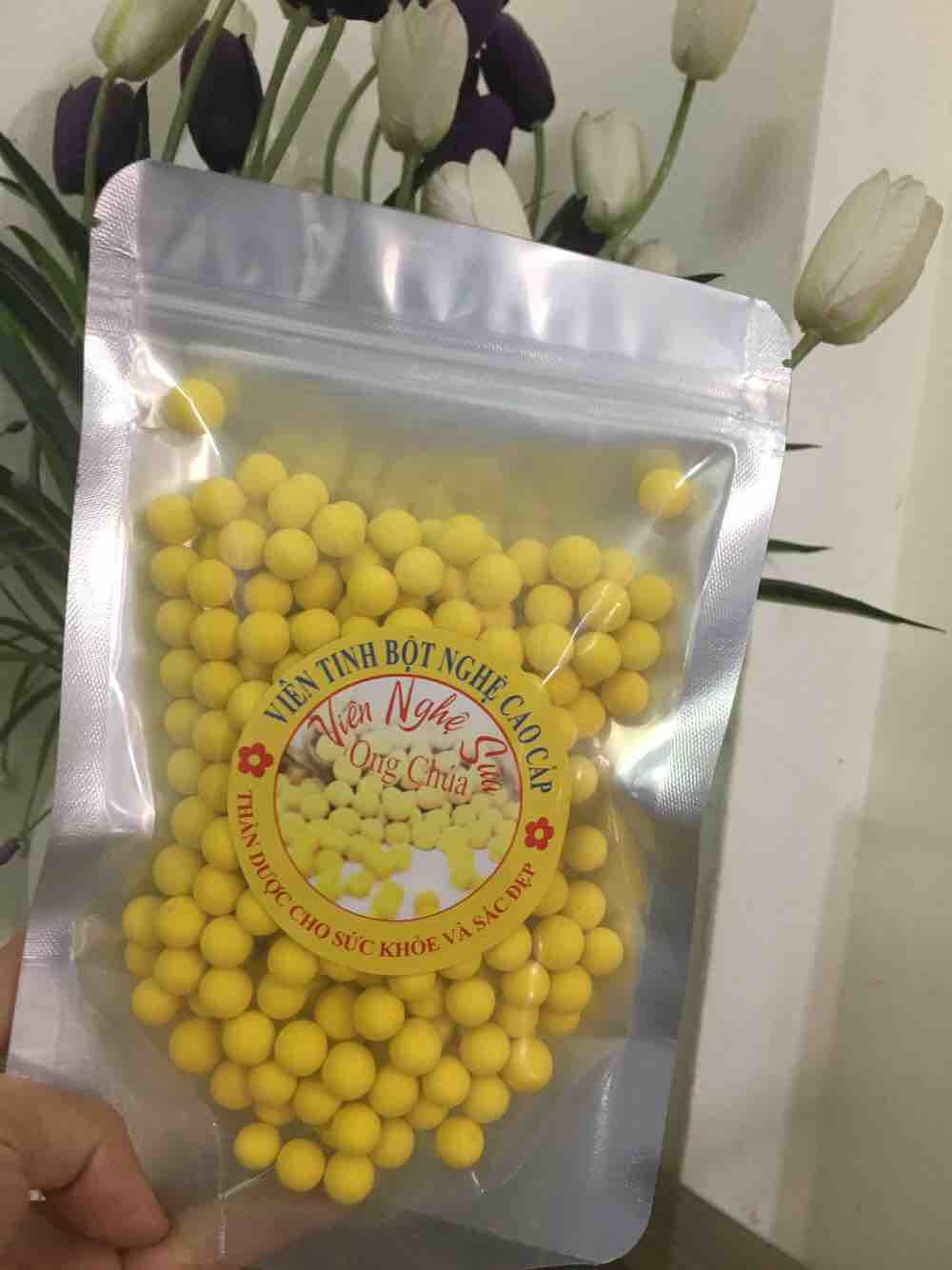 100gr viên nghệ mật ong dùng thử hàng xưởng nhà làm