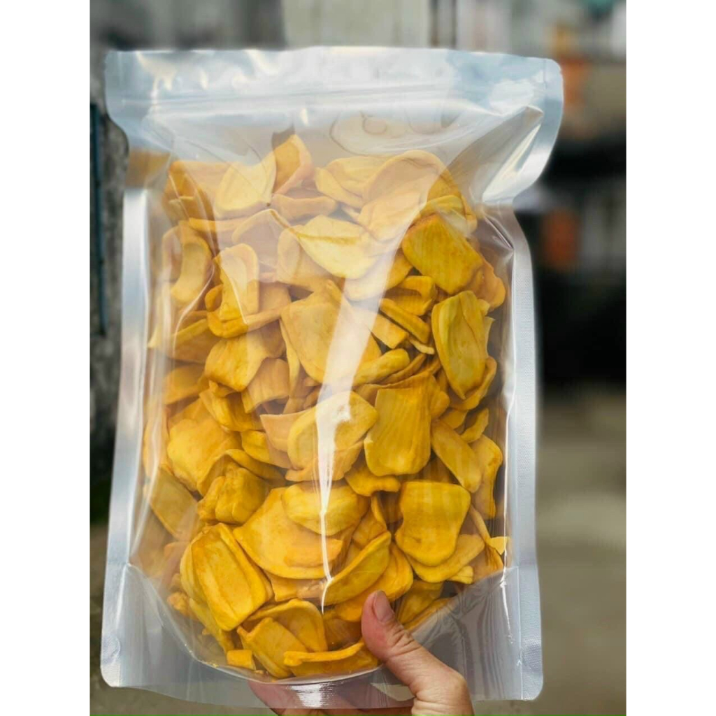 Mít sấy khô zip 1kg loại 1a, mít sấy giòn rụm nguyên miếng